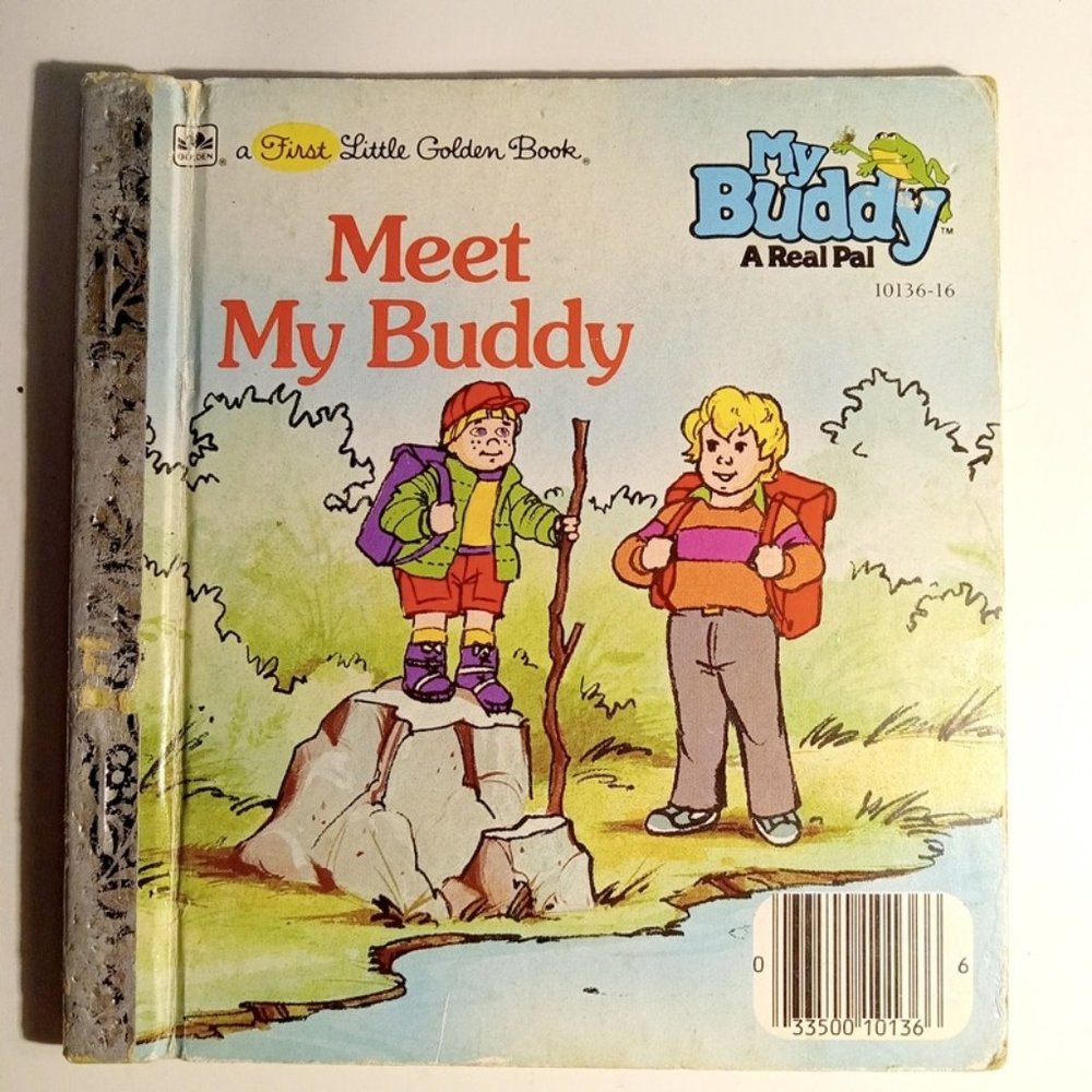 “Meet My Buddy” First Little Golden Book goes with My Buddy – A Real Pal Doll